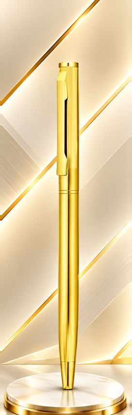 Luxury Gold Metal Pen — Gold