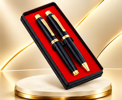 Black & Gold Premium Pen Set