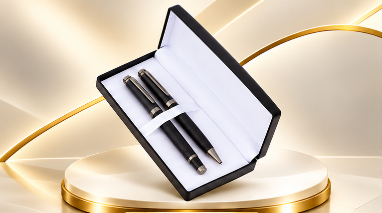 Black & Gunmetal Executive Pen Set