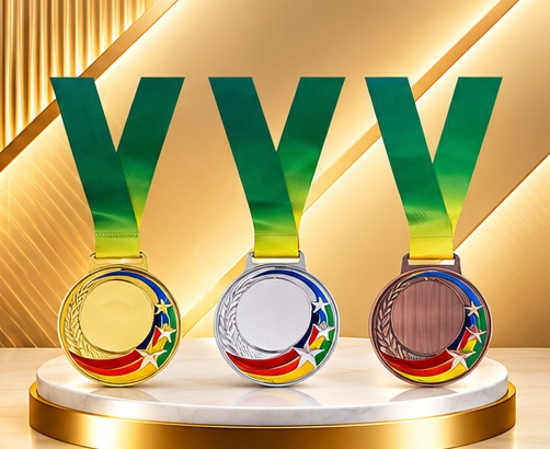 Star Accent Medals