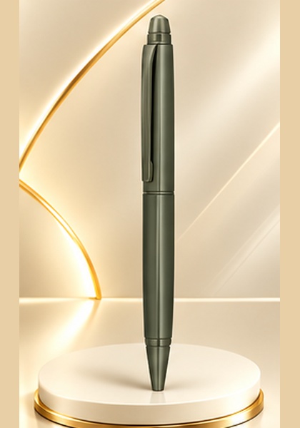 Olive Green Metal Pen — Olive Green