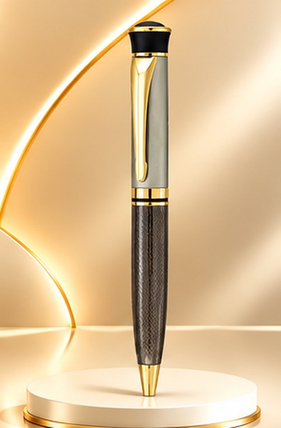 Luxury Gold & Textured Metal Pen