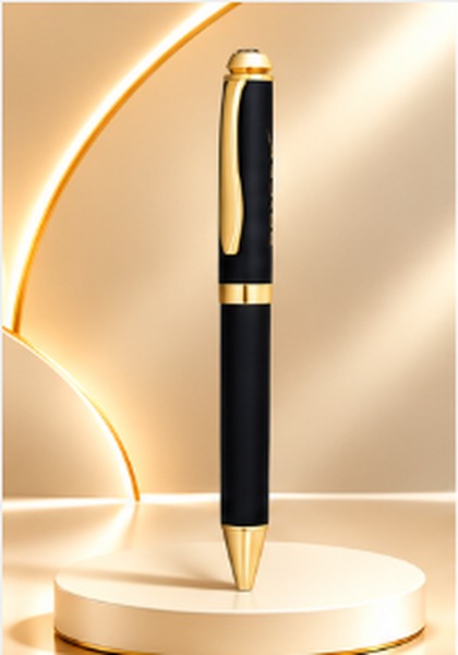 Premium Black & Gold Metal Ball Pen