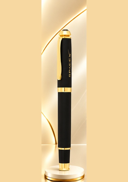 Black & Gold Luxury Metal Pen — Black & Gold