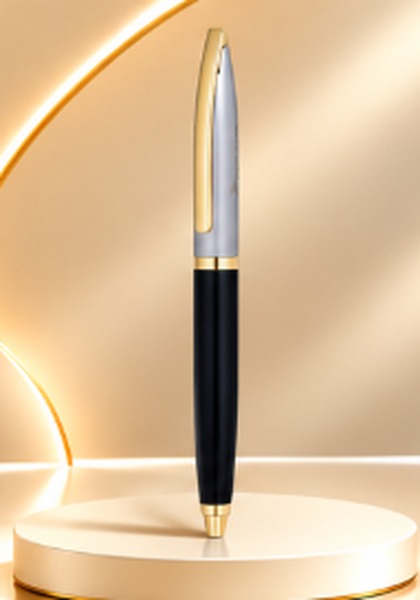 Luxury Black & Gold Metal Ball Pen