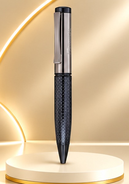 Premium Black Textured Metal Pen