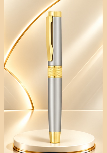 Silver & Gold Luxury Metal Pen — Silver & Gold