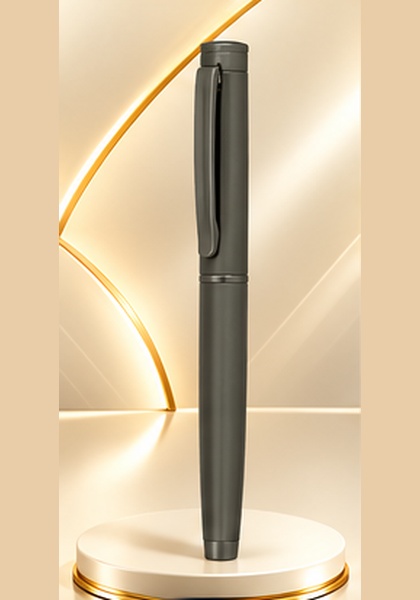 Matte Grey Executive Metal Pen — Grey