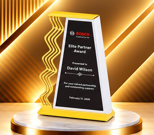 Golden Wave Black Panel Award 4856