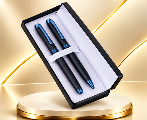 Black & Blue Executive Pen Set