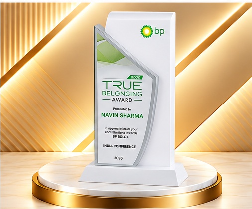 Premium Contemporary Wooden Trophy