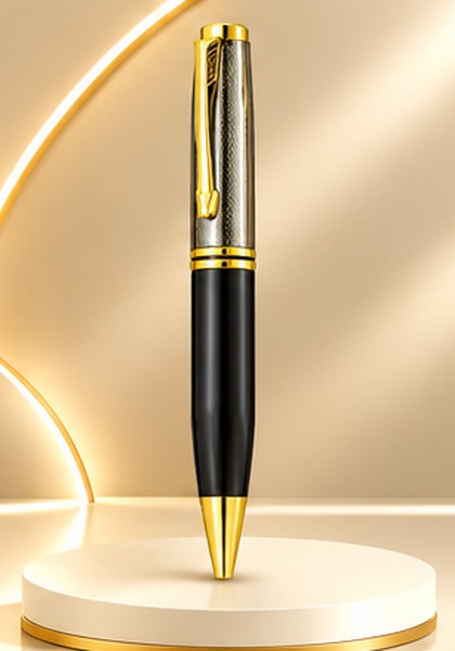 Luxury Black & Gold Metal Pen