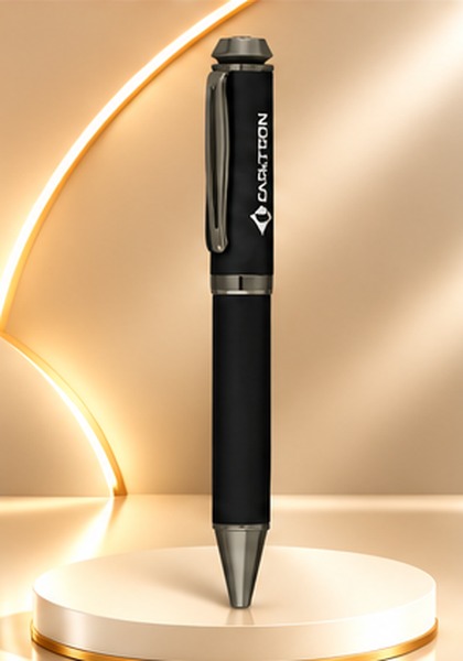 Matte Black & Gunmetal Metal Pen