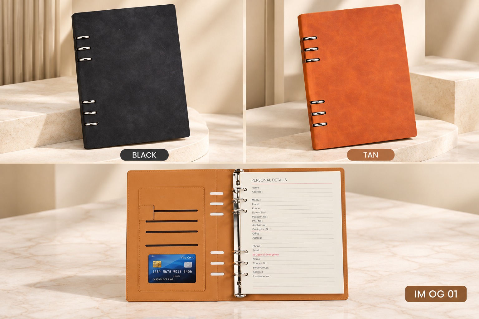 Classic Executive Ring Binder Organizer