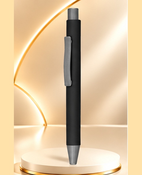 Classic Matte Black Metal Click Pen