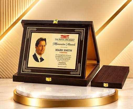 Luxury Wooden Award Plaque