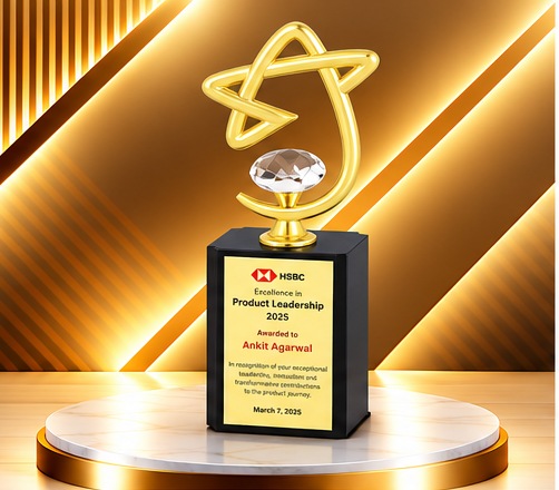 Golden Orbit Star Diamond Trophy 4855