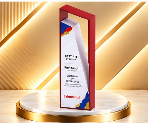 Executive Wooden Achievement Trophy