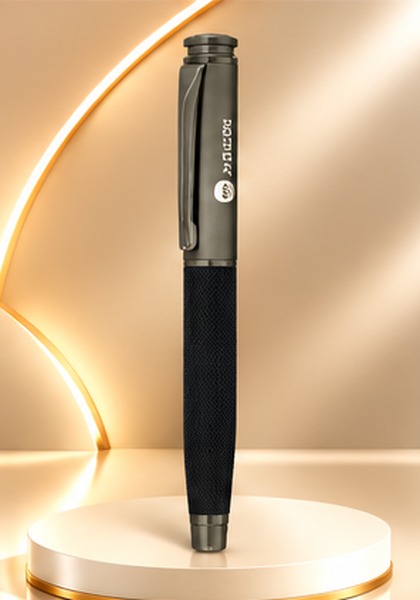 Textured Grip Gunmetal Pen – Model 4176