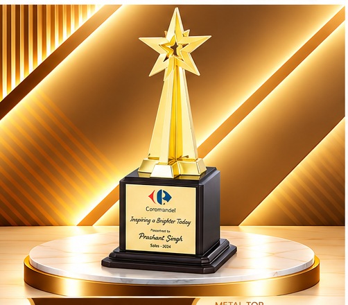 Golden Twin Star Pinnacle Trophy 3938