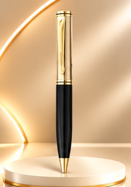 Executive Black & Gold Metal Pen