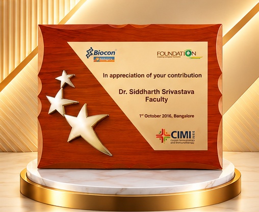 Wooden Star Recognition Plaque
