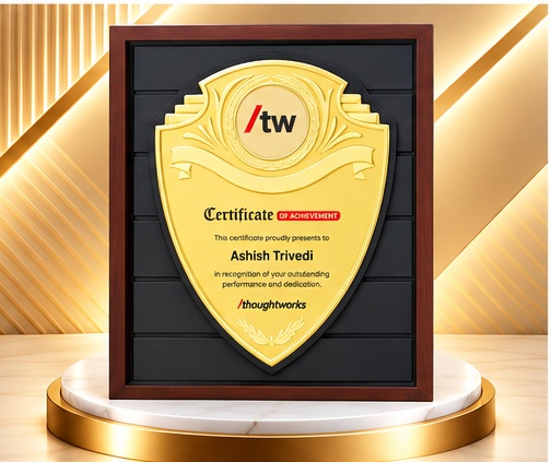 Gold Shield Wooden Frame