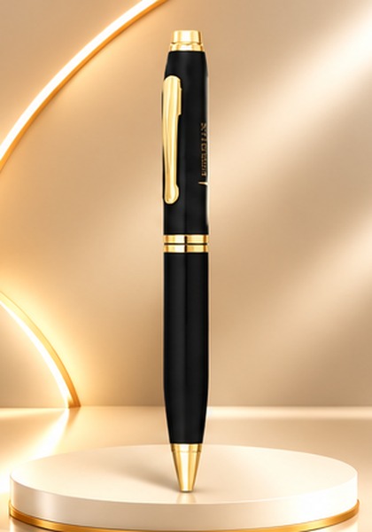 Luxury Black & Gold Metal Pen