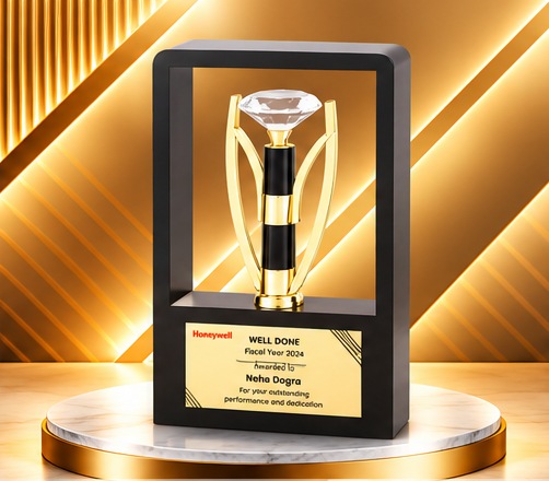 Black Frame Diamond Cage Award 3894