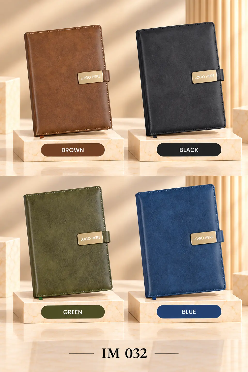 Heritage Metallic Clasp Journal