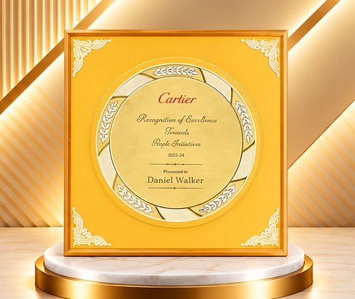 Golden Wooden Frame