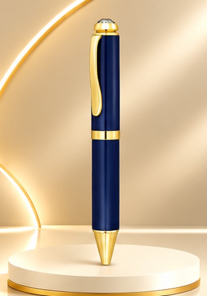 Royal Blue & Gold Executive Pen