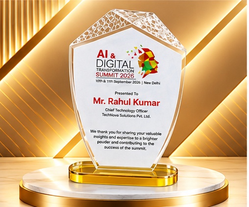 Gold Base Faceted Crest Award 4603