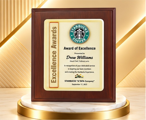 Executive Wooden Plaque