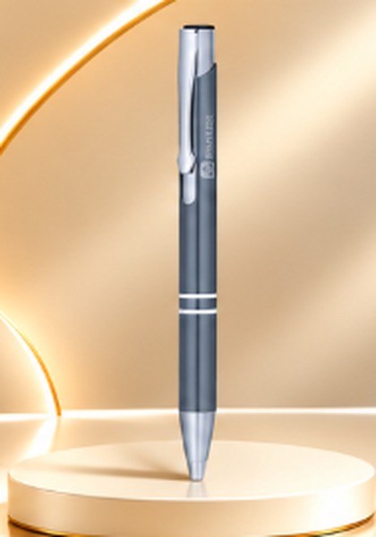 Premium Grey Metal Ball Pen