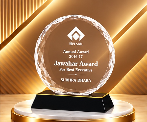 Faceted Round Achievement Acrylic Award 3610