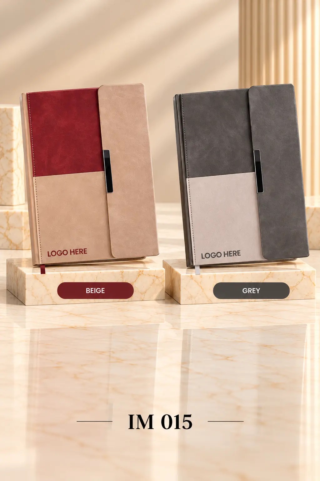 Milano Contrast Flap Executive Journal