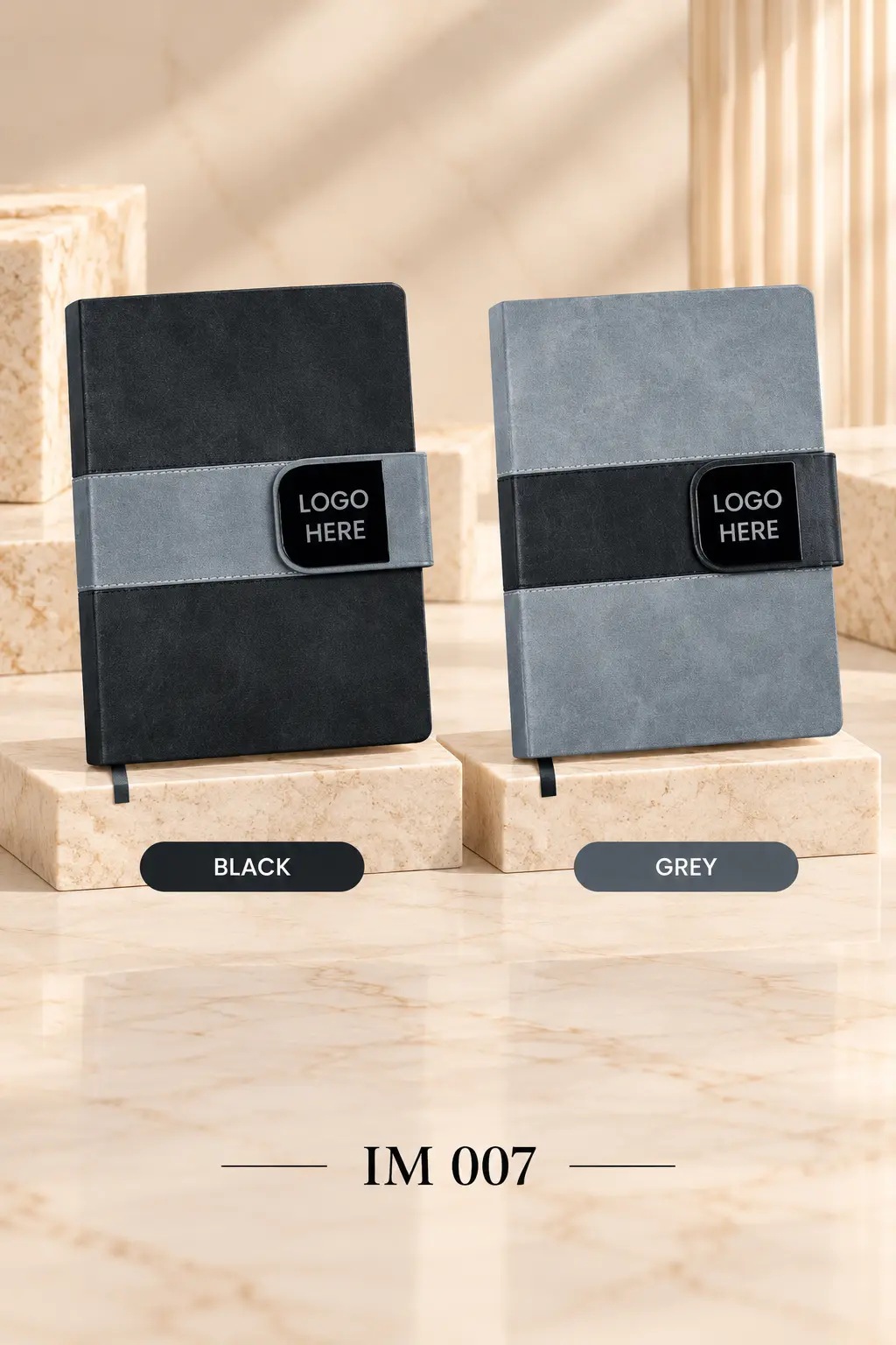 Sterling Contrast Band Notebook