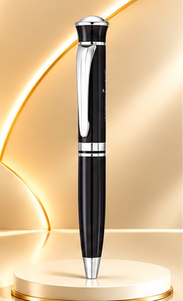 Executive Black & Silver Metal Pen