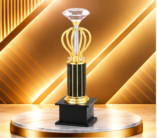 Golden Cage Diamond Crown Trophy 3891