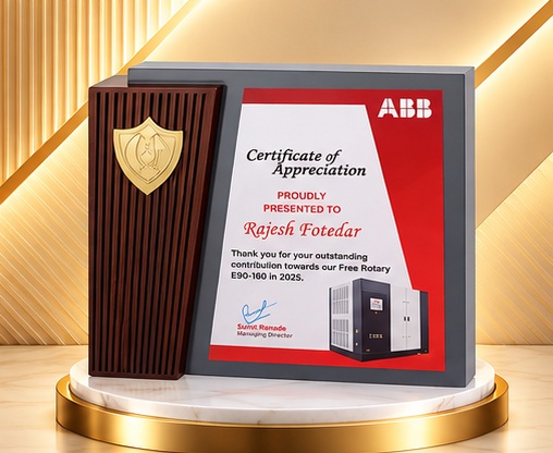 Executive Wooden Award Frame