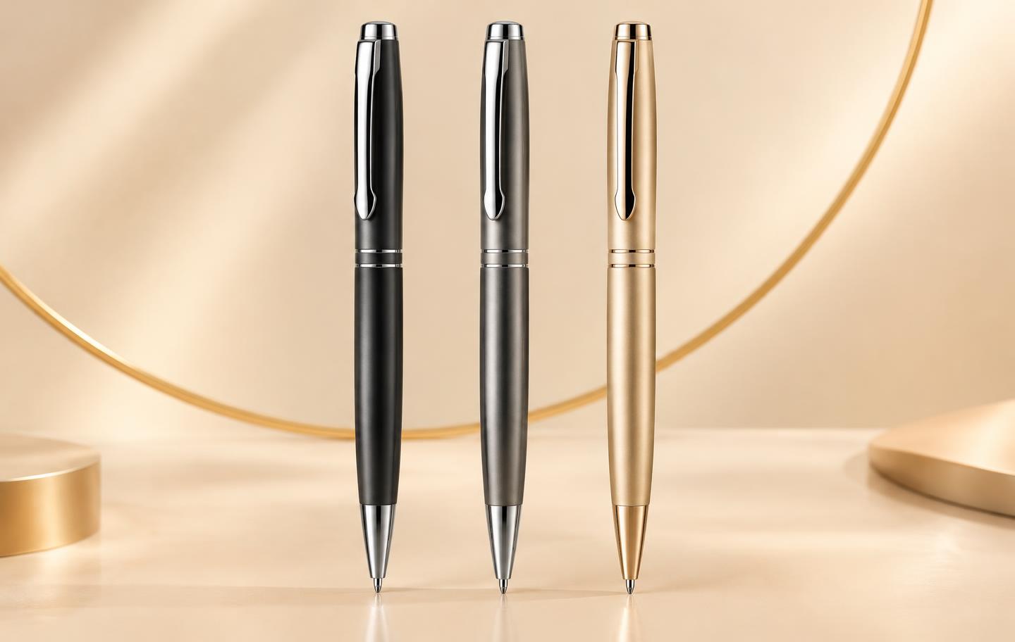 Metal ball pens